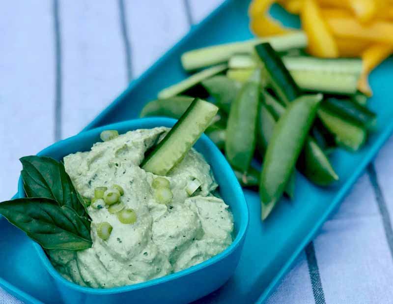 Dairy-Free Tofu Green Goddess Dip